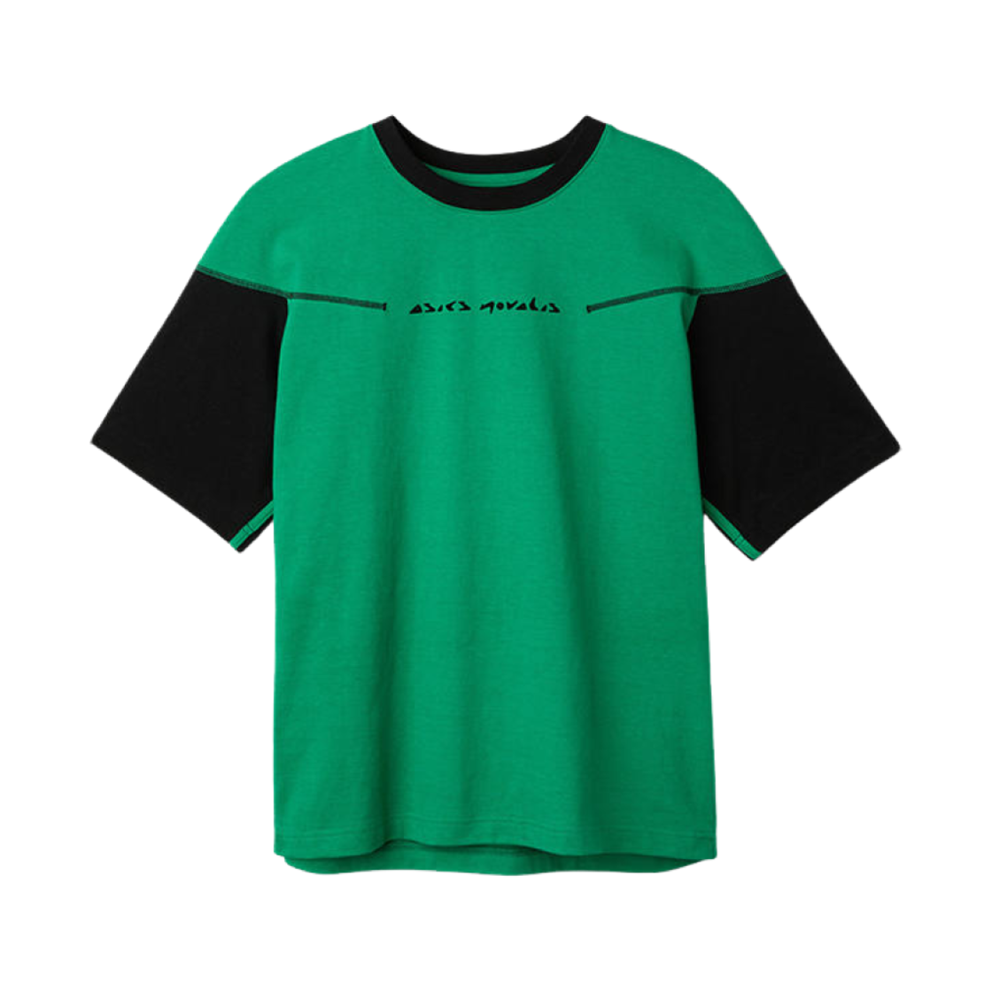 2203A306-300 Asics x Kiko Kostadinov Novalis Bixance Short Sleeve T-Shirt Bright Green