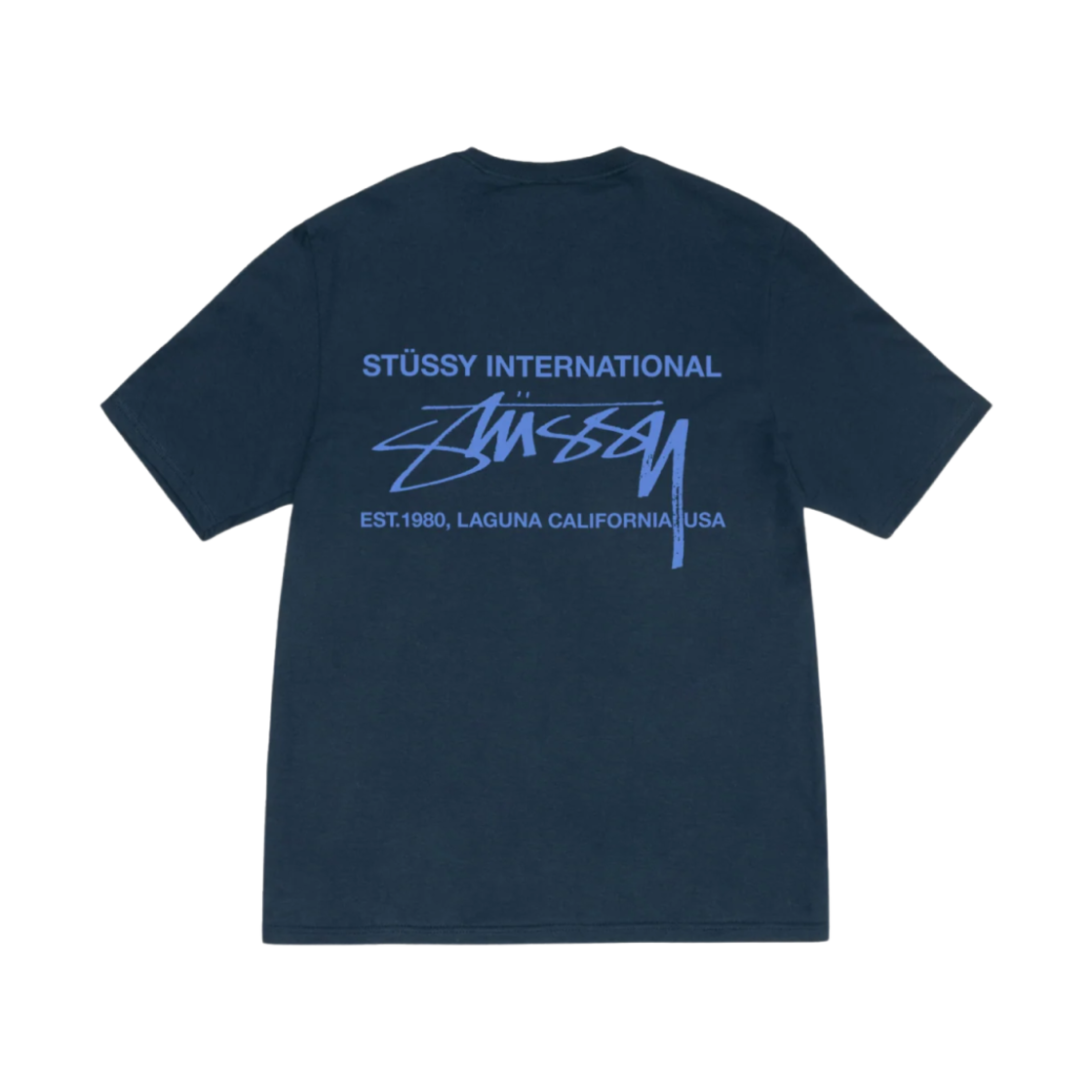 1905039 Stussy Smooth International T-Shirt Navy