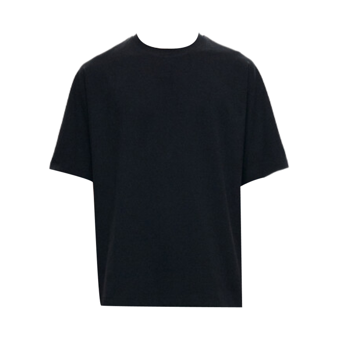 타임 옴므 하프 슬리브 라운드넥 티셔츠 블랙(Time Homme Half Sleeve Round Neck T-Shirt Black)