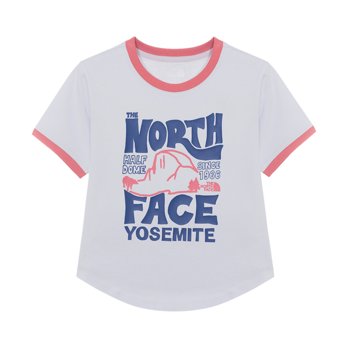 NT7UR32M (W) The North Face Half Dome S/S Round T-Shirt Light Blue - 25SS