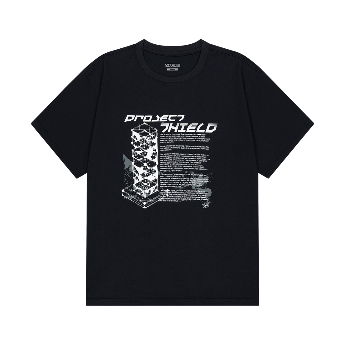 25Q2ODUTS15BK OFFGRID OG Shield Graphic Short Sleeve T-Shirt Black