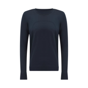 (W) Lululemon Swiftly Relaxed Long Sleeve Shirt True Navy