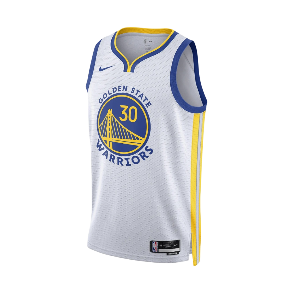 나이키 스테판 커리 골든 스테이트 워리어스 어소시에이션 에디션 2022/23 NBA 스윙맨 저지 화이트(Nike Stephen Curry Golden State Warriors Association Edition 2022/23 NBA Swingman Jersey White)