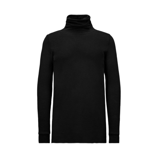 Moncler x Rick Owens Cotton Turtleneck Sweater Black - 24FW