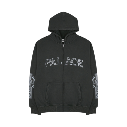 Palace Celtic Zip Hood Black - 24FW