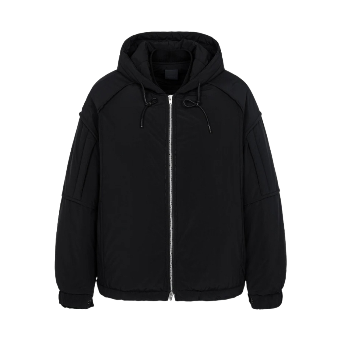 준지 나일론 후드 집업 블랙 - 23FW(Juun.J Nylon Hooded Zip-Up Black - 23FW)