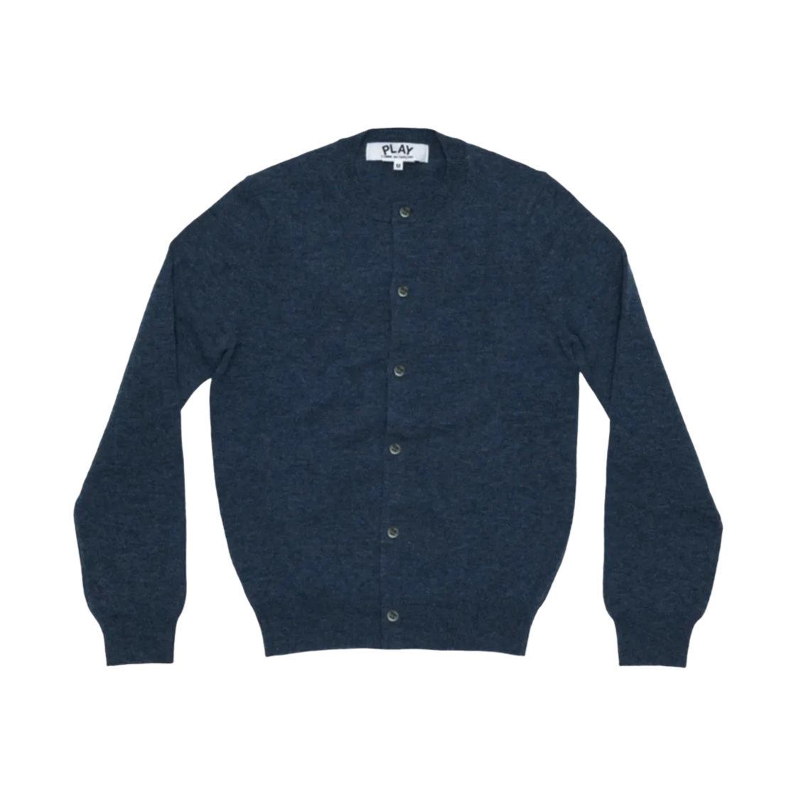 AX-N091-051-1 Play Comme des Garcons Mini Red Heart Cardigan Blue