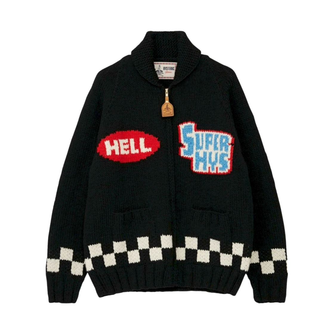 히스테릭 글래머 슈퍼 HYS 우븐 코위찬 블랙 | Hysteric Glamour