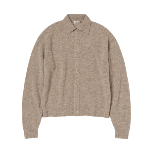 AURALEE BABY CASHMERE KNIT CARDIGAN サイズ4 AURALEE/オーラリー】BABY CASHMERE KNIT CARDIGAN A23AC06BCの