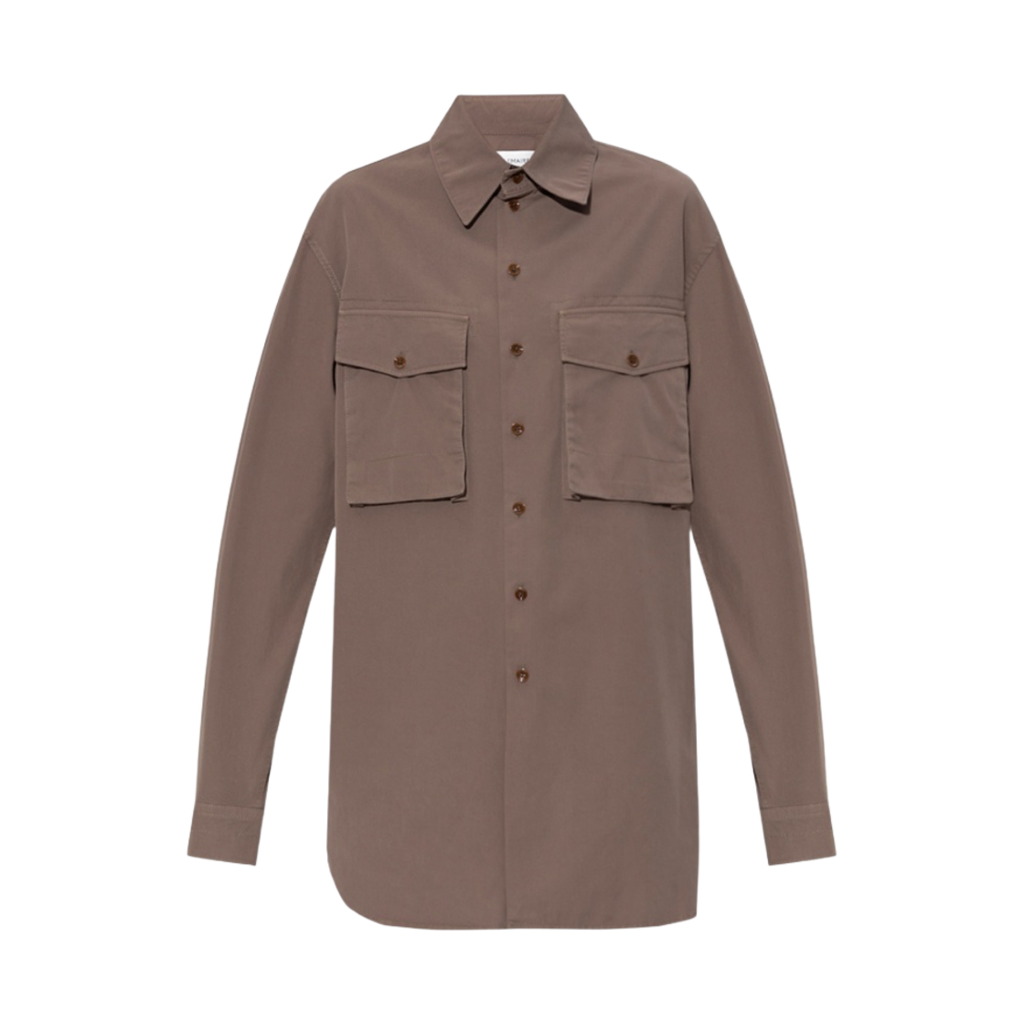 르메르 라이트 코튼 밀리터리 셔츠 미스티 모브(Lemaire Light Cotton Military Shirt Misty Mauve) - 1