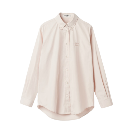 (W) Miu Miu Poplin Shirt Opal