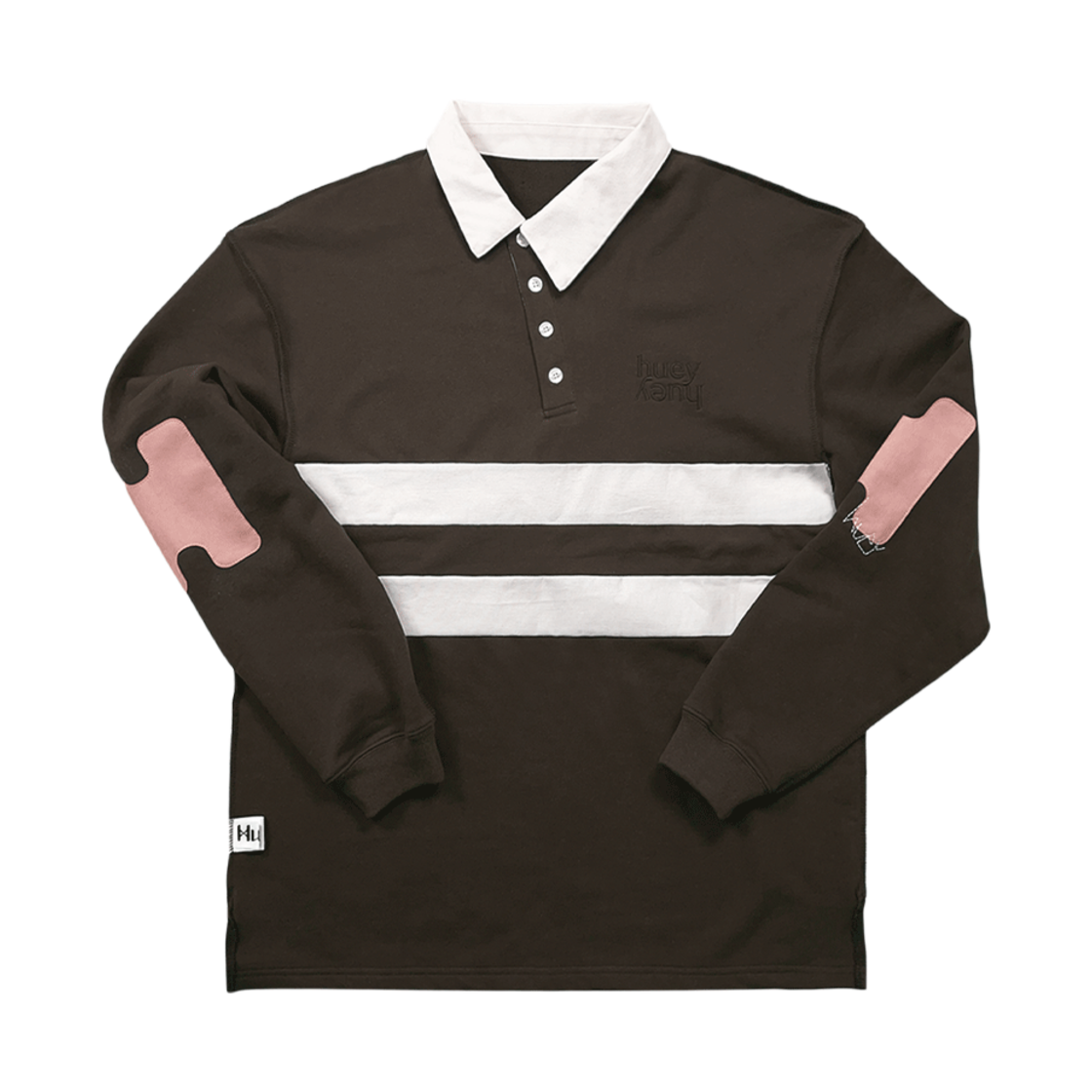 hyciobr Huey Inside Out Rugby Tee Brown