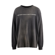Saint Mxxxxxx LS T-Shirt Saint Club Black - 24SS