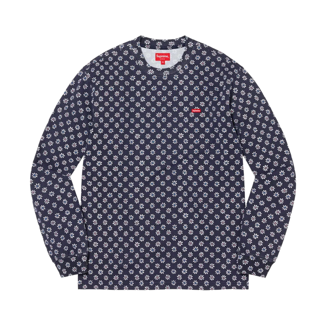 슈프림 스몰 박스 롱슬리브 티셔츠 플라워 - 22FW(Supreme Small Box L/S T-Shirt Flowers - 22FW) - 1