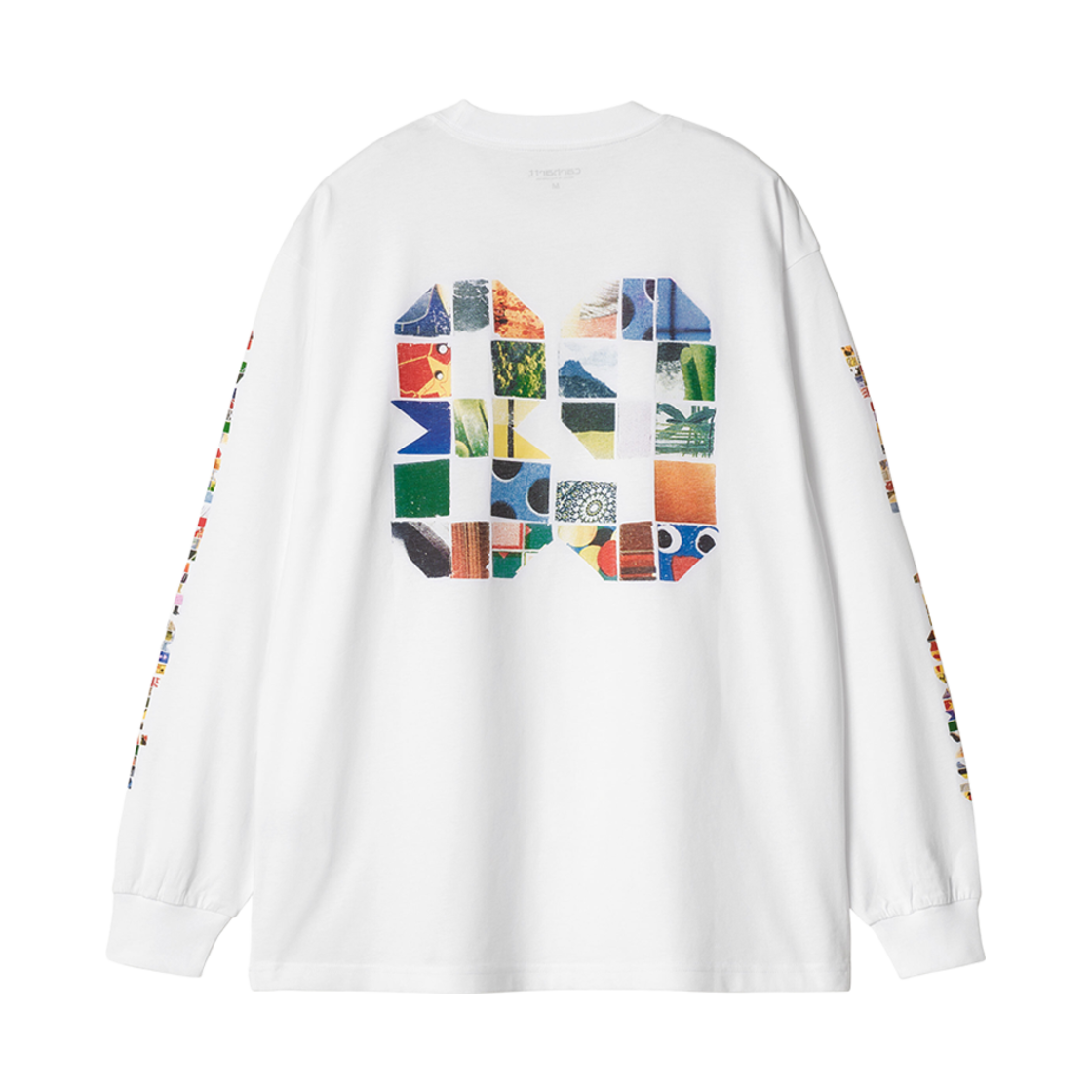 칼하트 WIP 롱슬리브 머신 89 티셔츠 화이트(Carhartt WIP Long Sleeve Machine 89 T-Shirt White) - 2