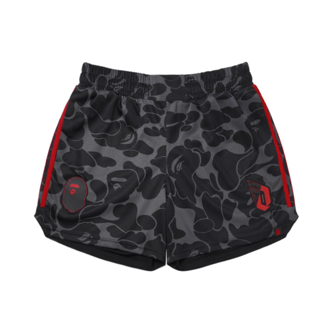 아디다스 x 베이프 데임 9 베스킷볼 쇼츠 카본 - KR 사이즈(Adidas x BAPE Dame 9 Basketball Shorts Carbon - KR Sizing)