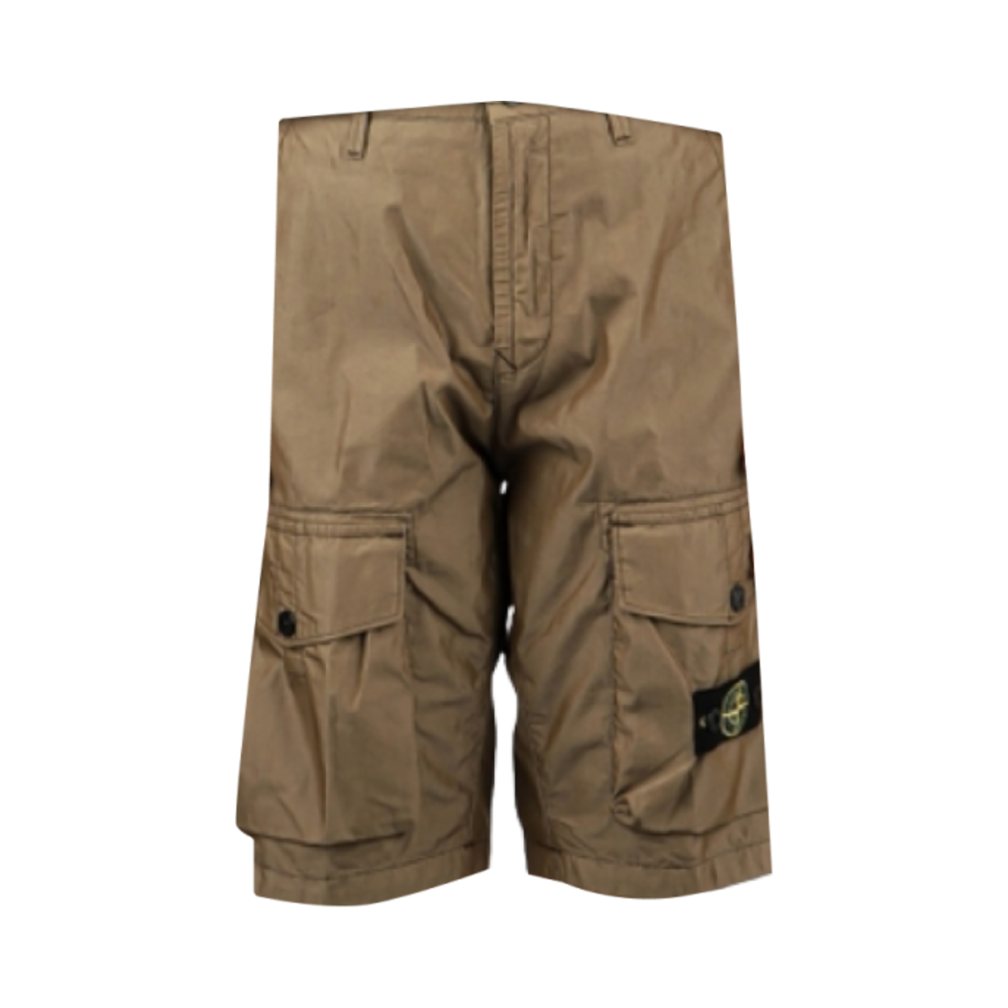 7816L0301-V0054 (Kids) Stone Island L0301 Wappen Logo Patch Cotton Shorts Military Green - 23SS