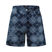Louis Vuitton Denim Carpenter Shorts Indigo Blue