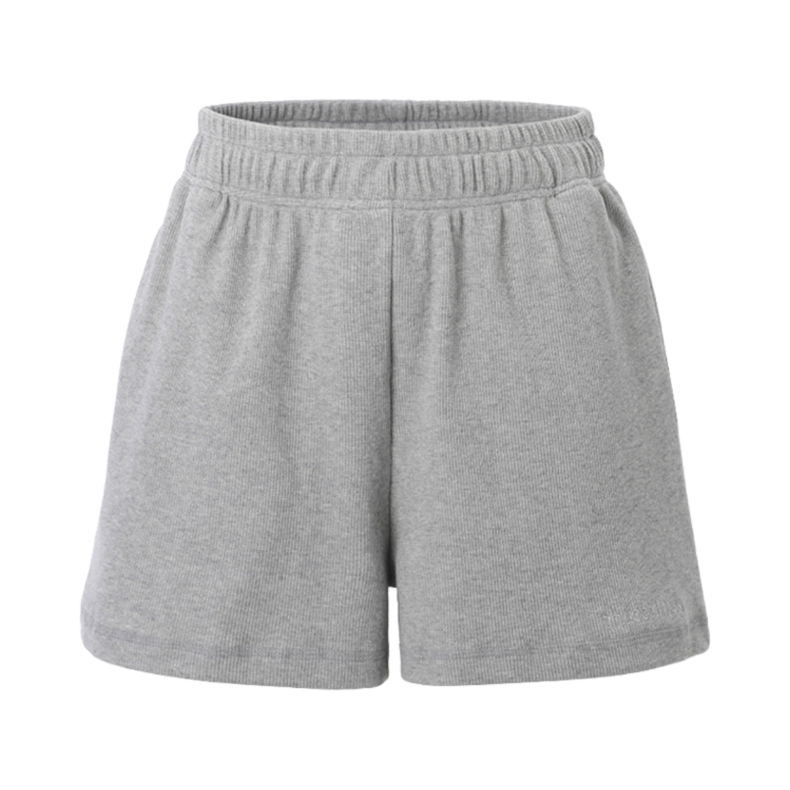 (W) 쓰리타임즈 코지 와플 쇼츠 멜란지((W) Threetimes Cozy Waffle Shorts Melange)