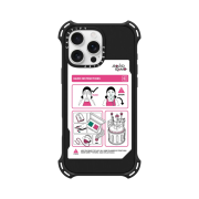 Casetify x Squid Game iPhone Game Instruction Bounce Case Matte Black