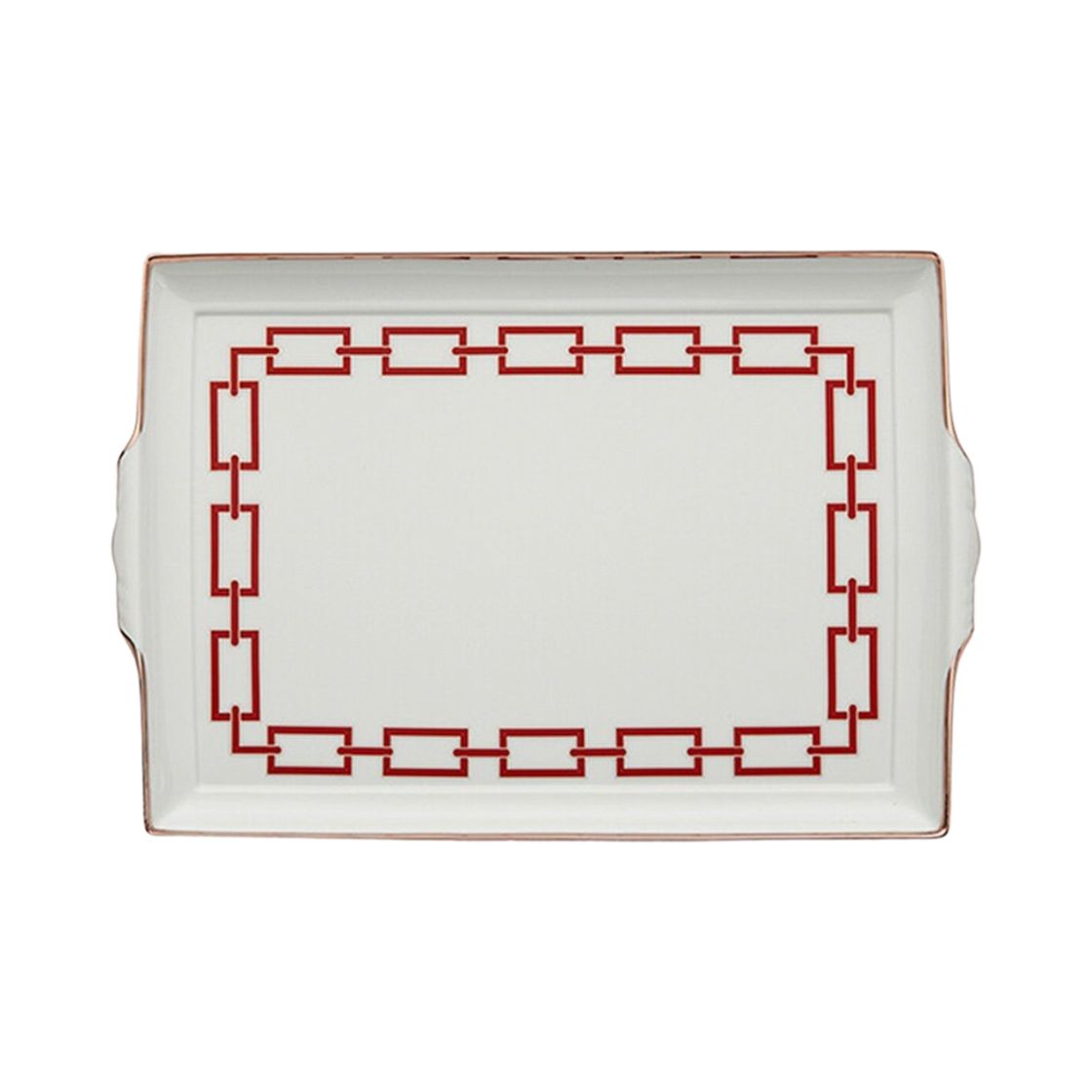 VAUT305820 GINORI1735 Catene Tray Scarlatto
