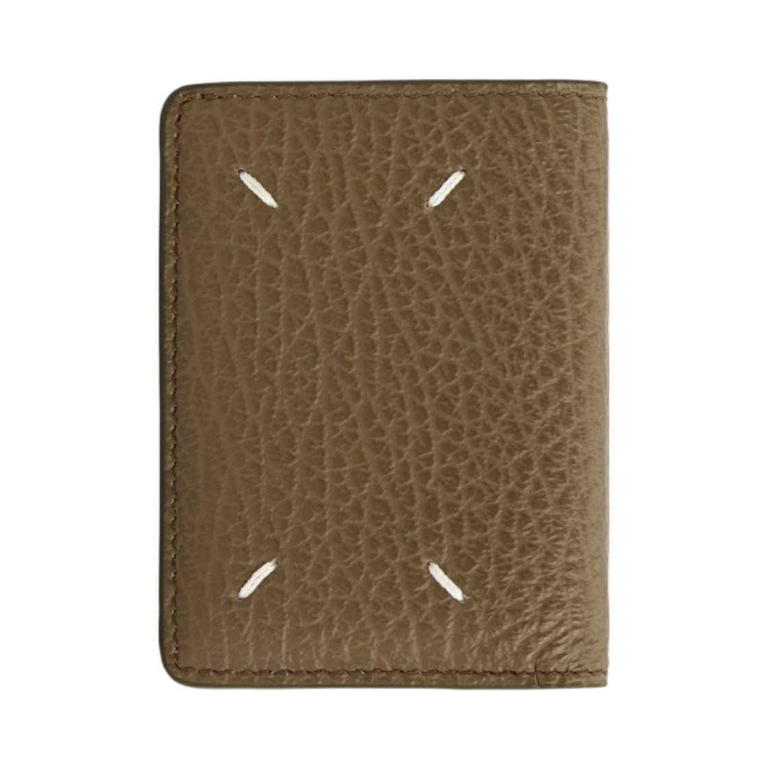 메종 마르지엘라 포 스티치 포켓 지갑 브라운