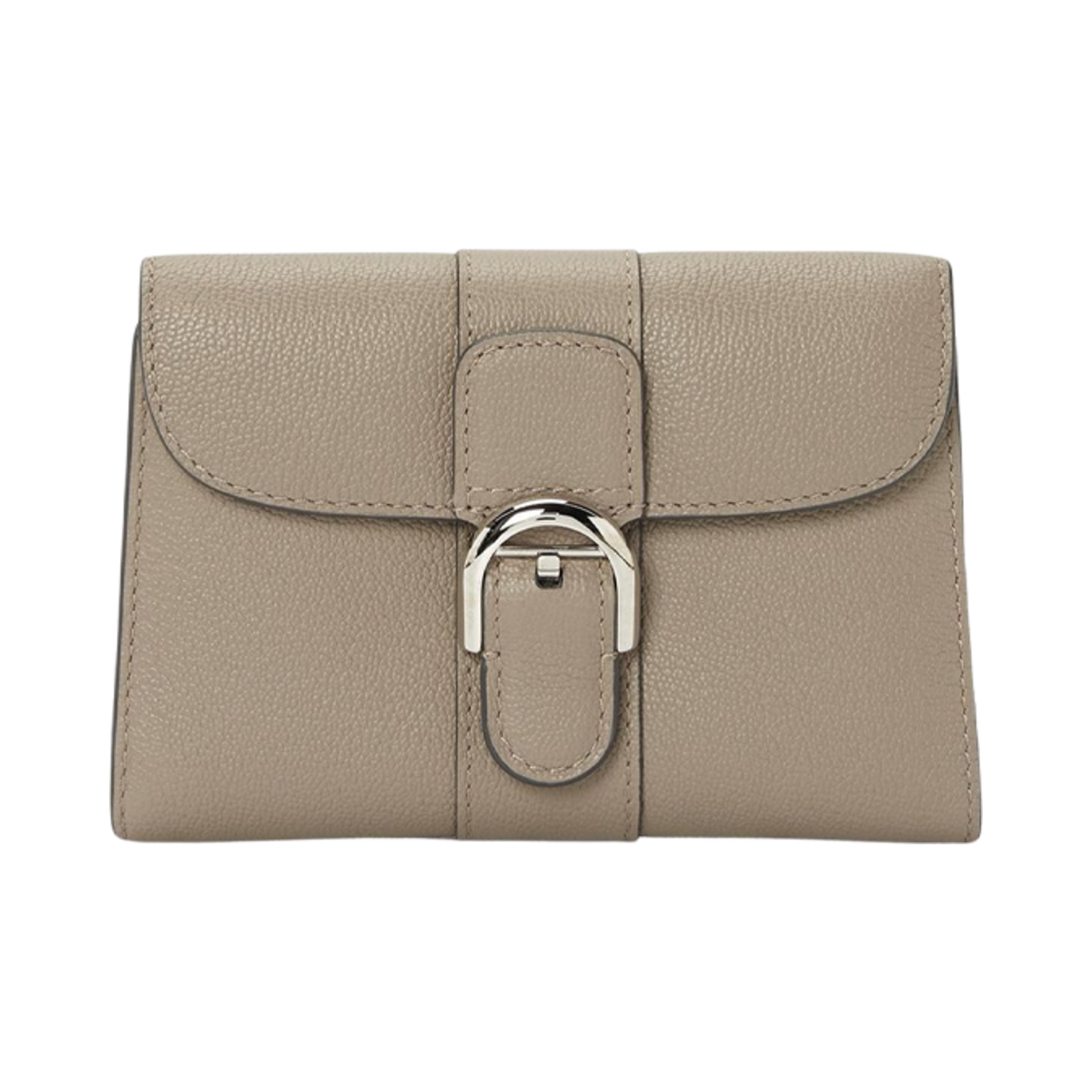 AB0493AAU082DPA Delvaux Brillant Rodeo Calf Compact Wallet Tourterelle