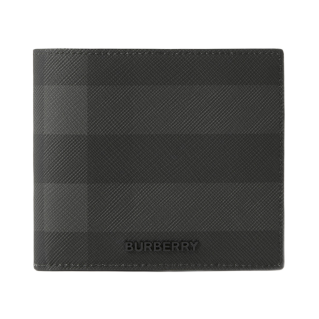 버버리 체크 앤 레더 반지갑 차콜(Burberry Check and Leather Bifold Wallet Charcoal)