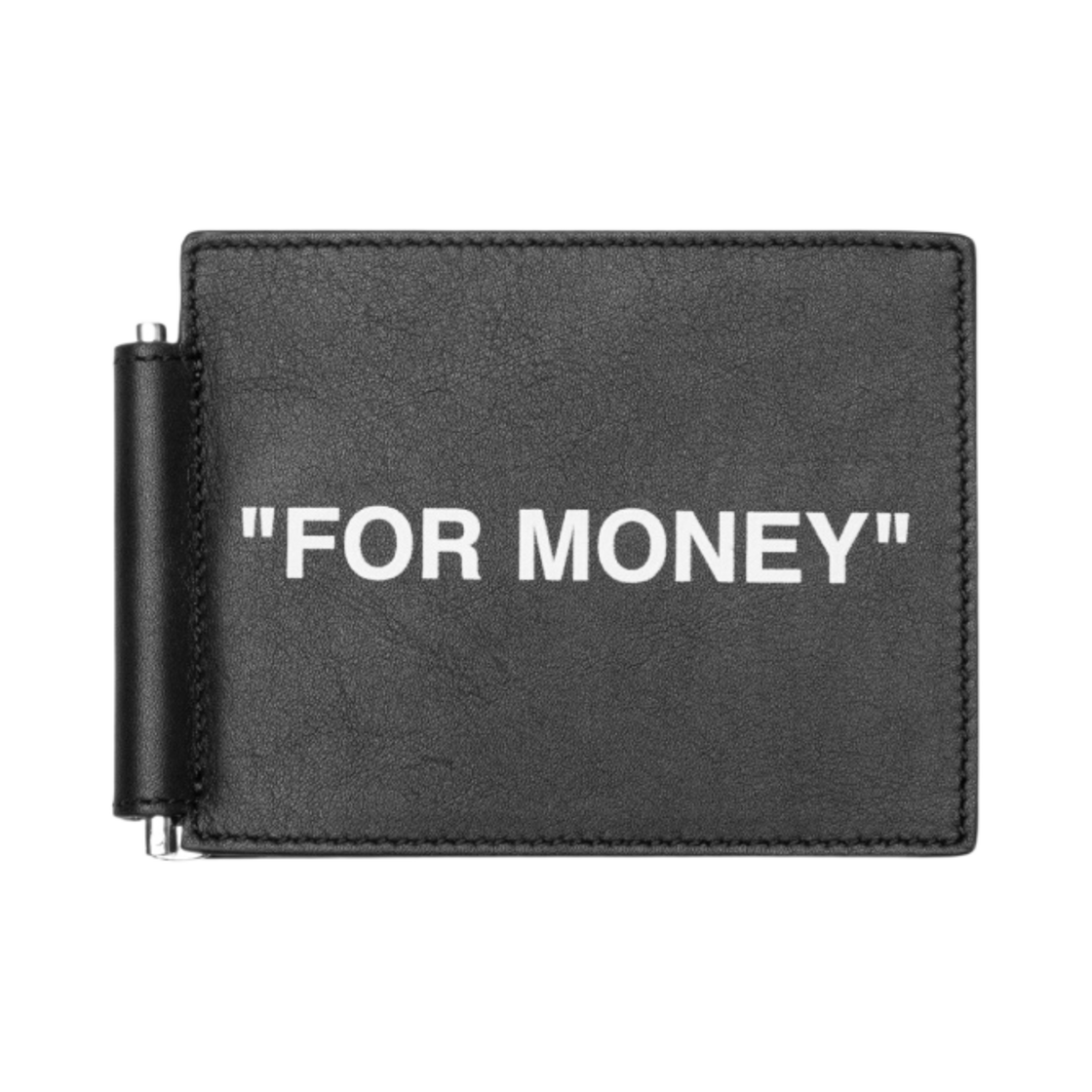 오프화이트 “포 머니” 머니 클립 블랙(Off-White “For Money” Money Clip Black)