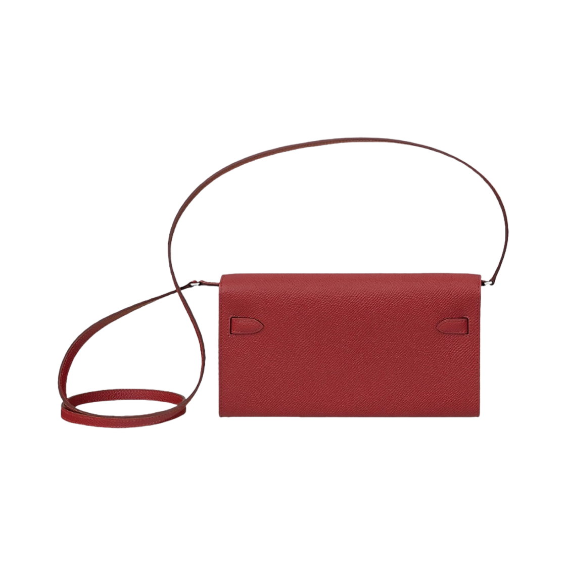 에르메스 켈리 클래식 투 고 장지갑 앱송 & 팔라듐 하드웨어 루즈 그르나(Hermes Kelly Classic To Go Wallet Epsom & Palladium Rouge Grenat) - 2