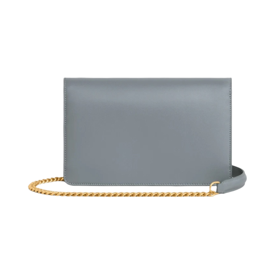 셀린느 월렛 온 체인 마고 샤이니 카프스킨 블루 그레이(Celine Wallet On Chain Margo in Shiny Calfskin Blue Grey) - 3
