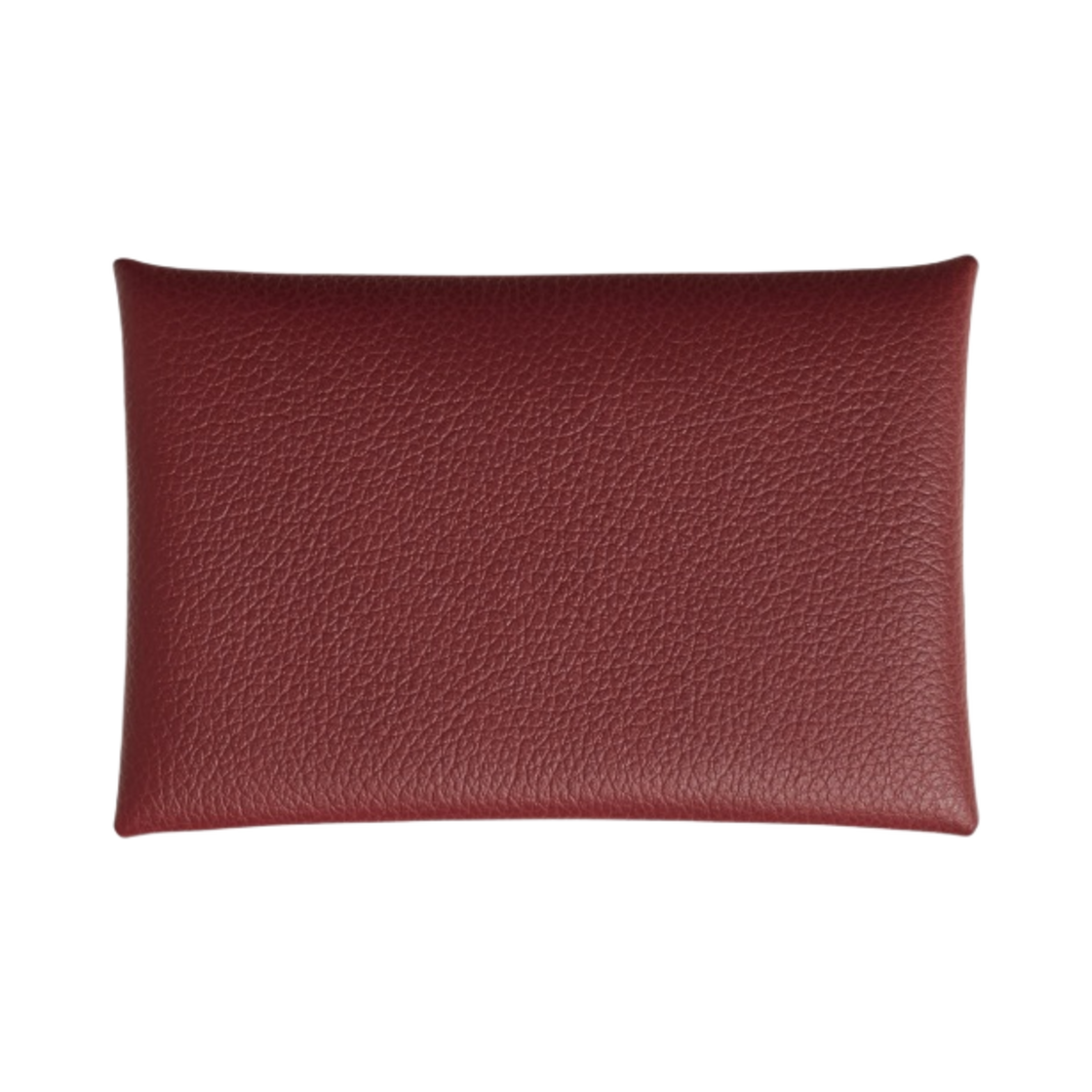 에르메스 칼비 카드 홀더 에버컬러 & 팔라듐 하드웨어 루즈 아쉬(Hermes Calvi Card Holder Evercolor & Palladium Rouge H) - 1