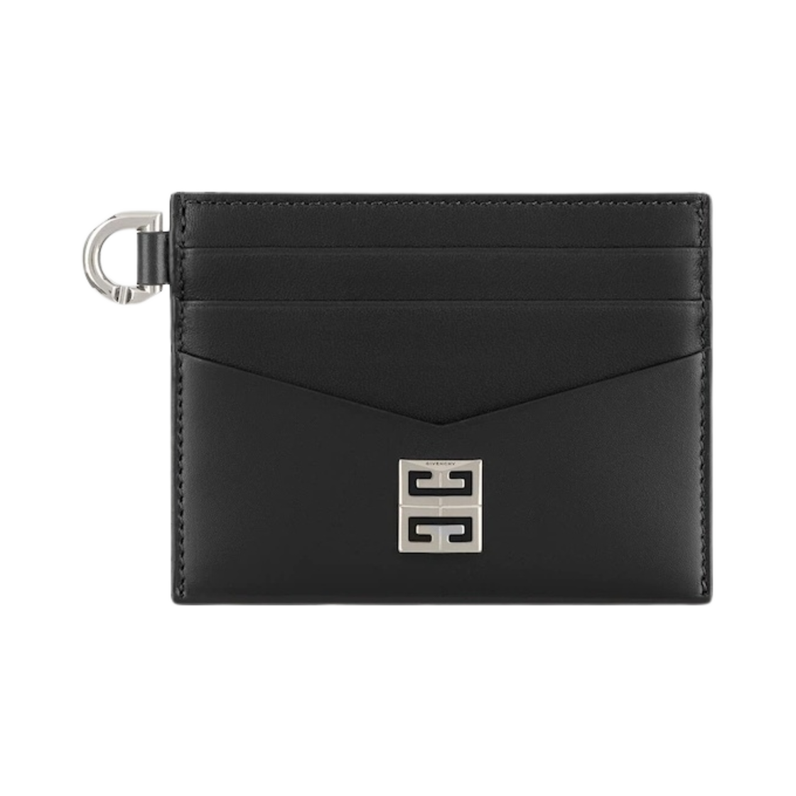 지방시 박스 레더 4G 카드 홀더 블랙(Givenchy 4G Card Holder in Box Leather Black)