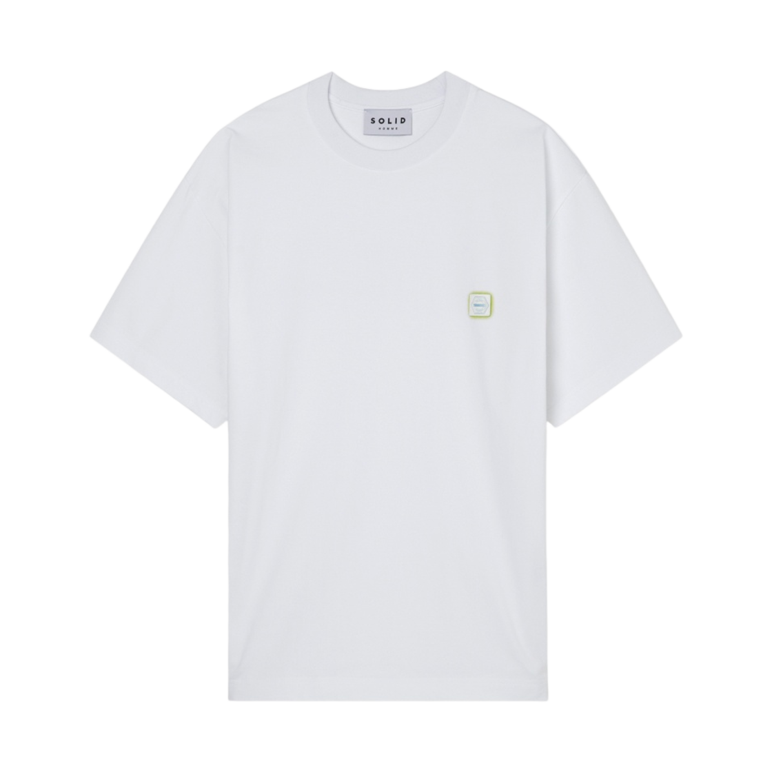 솔리드 옴므 백로고 티셔츠 화이트 - 23SS(Solid Homme Back Logo T-Shirt White - 23SS) - 2
