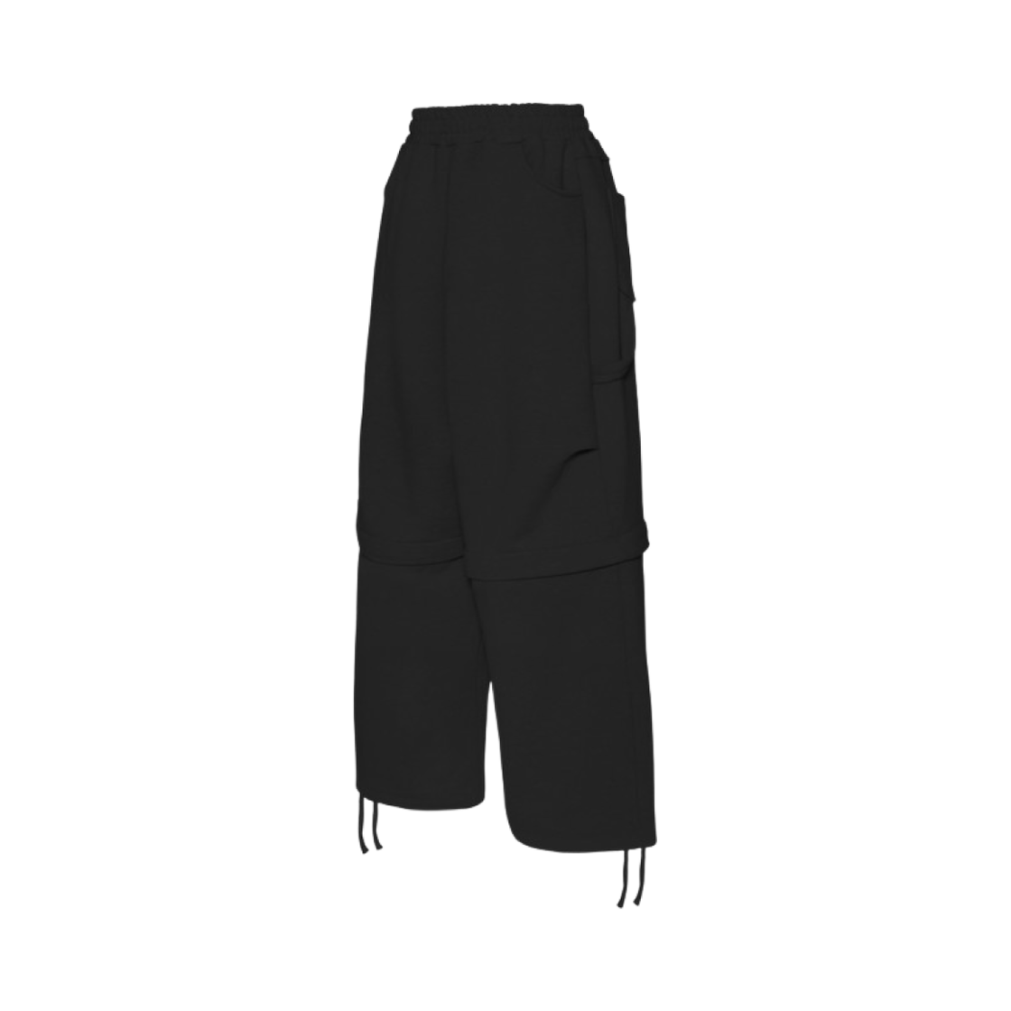 엠제이디 디테쳐블 카펜터 스웻 팬츠 블랙(MJD Detachable Carpenter Sweat Pants Black)