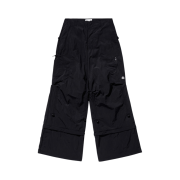 (W) Coyseio Lace String Pants Black