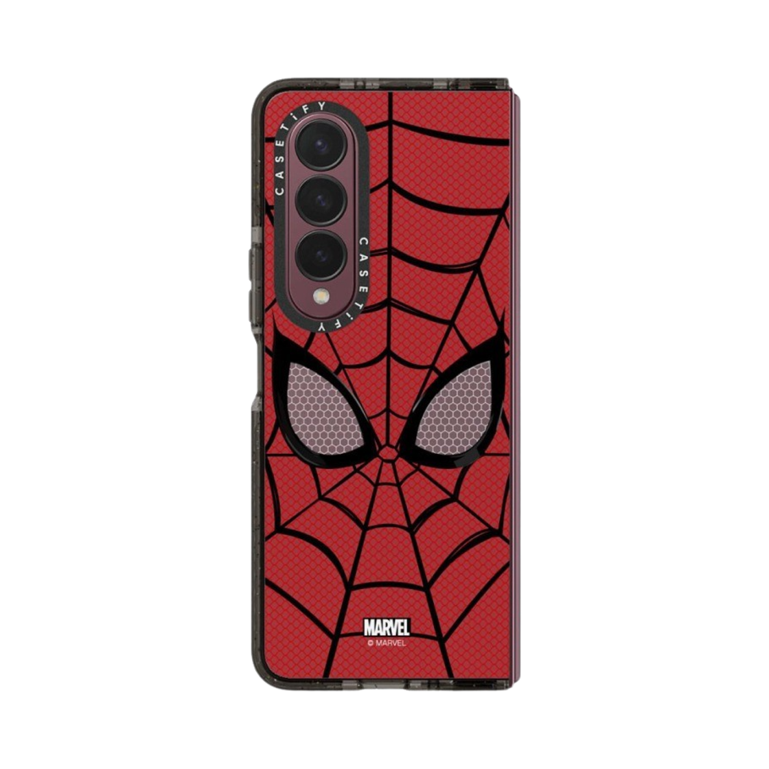 케이스티파이 x 마블 갤럭시 스파이더맨 마스크 임팩트 케이스 클리어 블랙(Casetify x Marvel Galaxy Spider-Man Mask Impact Case Clear Black) - 3