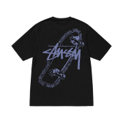 Stussy Skate Posse Pigment Dyed T-Shirt Black