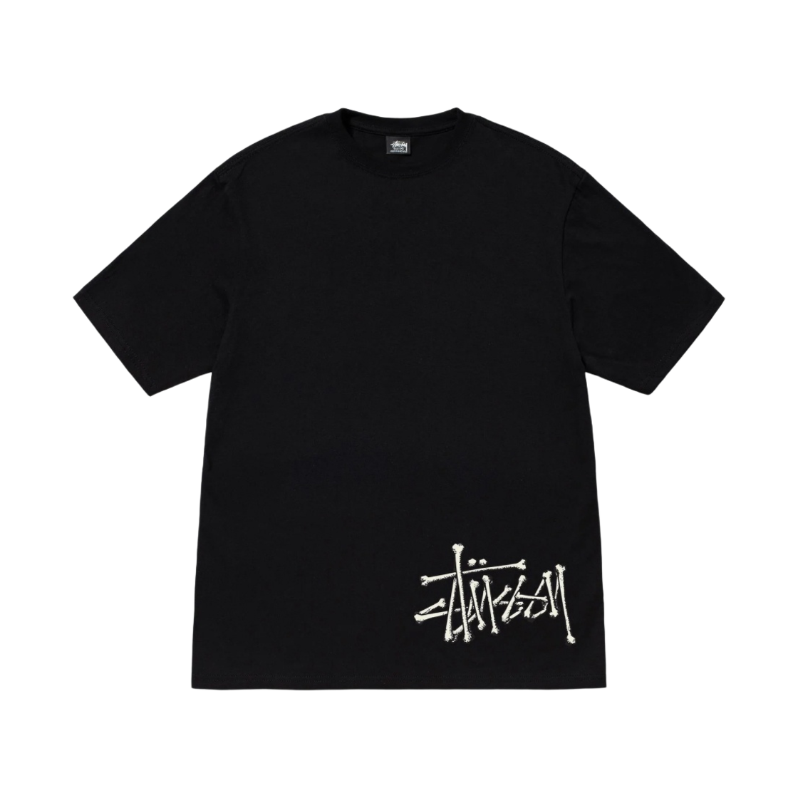 스투시 본즈 스탁 티셔츠 블랙(Stussy Bones Stock T-Shirt Black) - 2