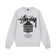 Stussy DSM World Tour Crew Ash Heather 2022