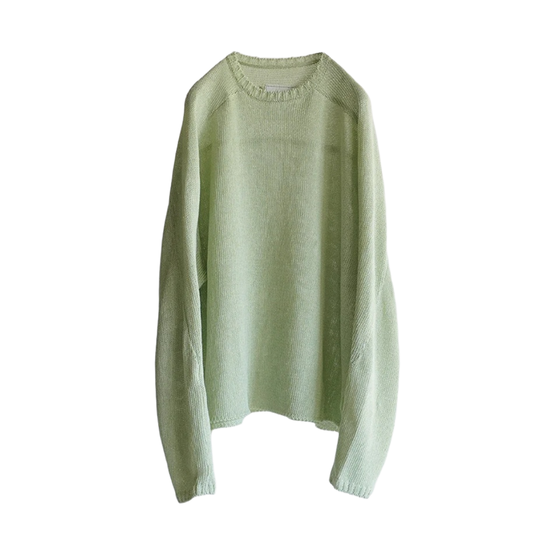 ANC-KN06-4 Ancellm Football Linen Knit Mint