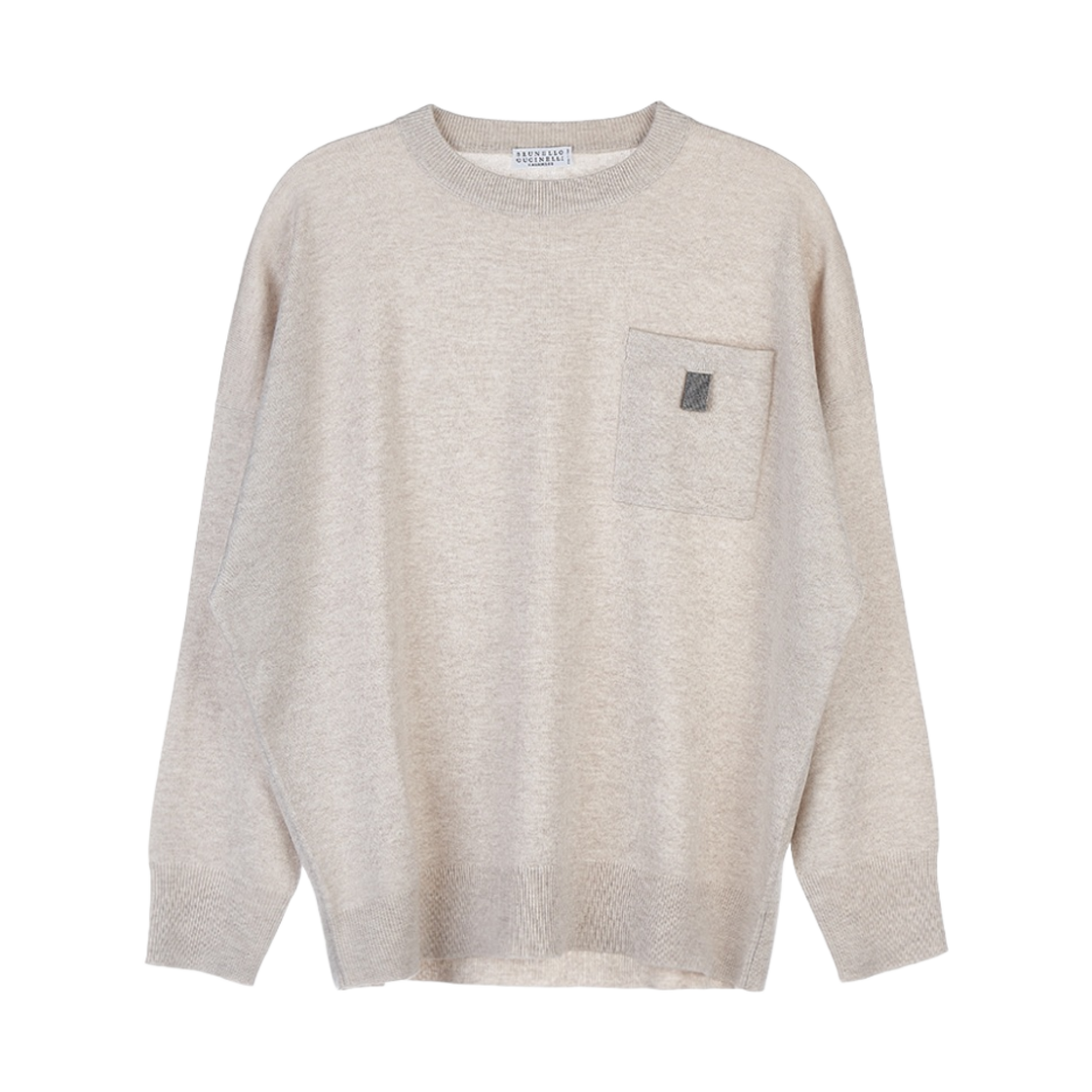 M12174100P-C9276 (W) Brunello Cucinelli Cashmere Knit Beige