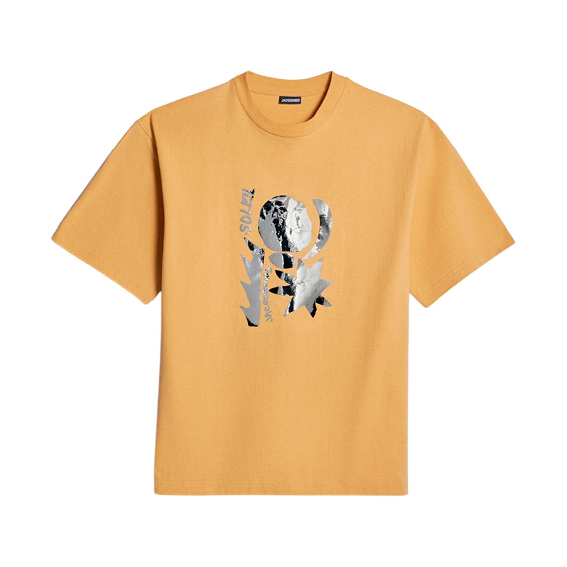 자크뮈스 르 티셔츠 프라타 선 미러 티셔츠 프린트 미러 옐로우(Jacquemus Le T-Shirt Prata Sun Mirror T-Shirt Print Miror Yellow) - 1