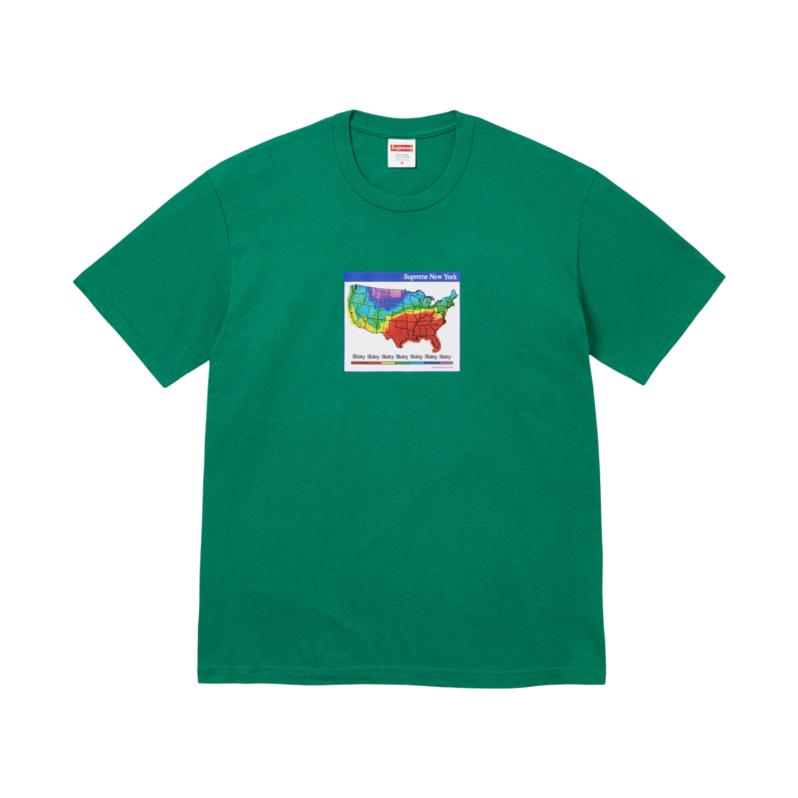 슈프림 웨더 티셔츠 라이트 파인 - 23FW(Supreme Weather T-Shirt Light Pine - 23FW) - 1