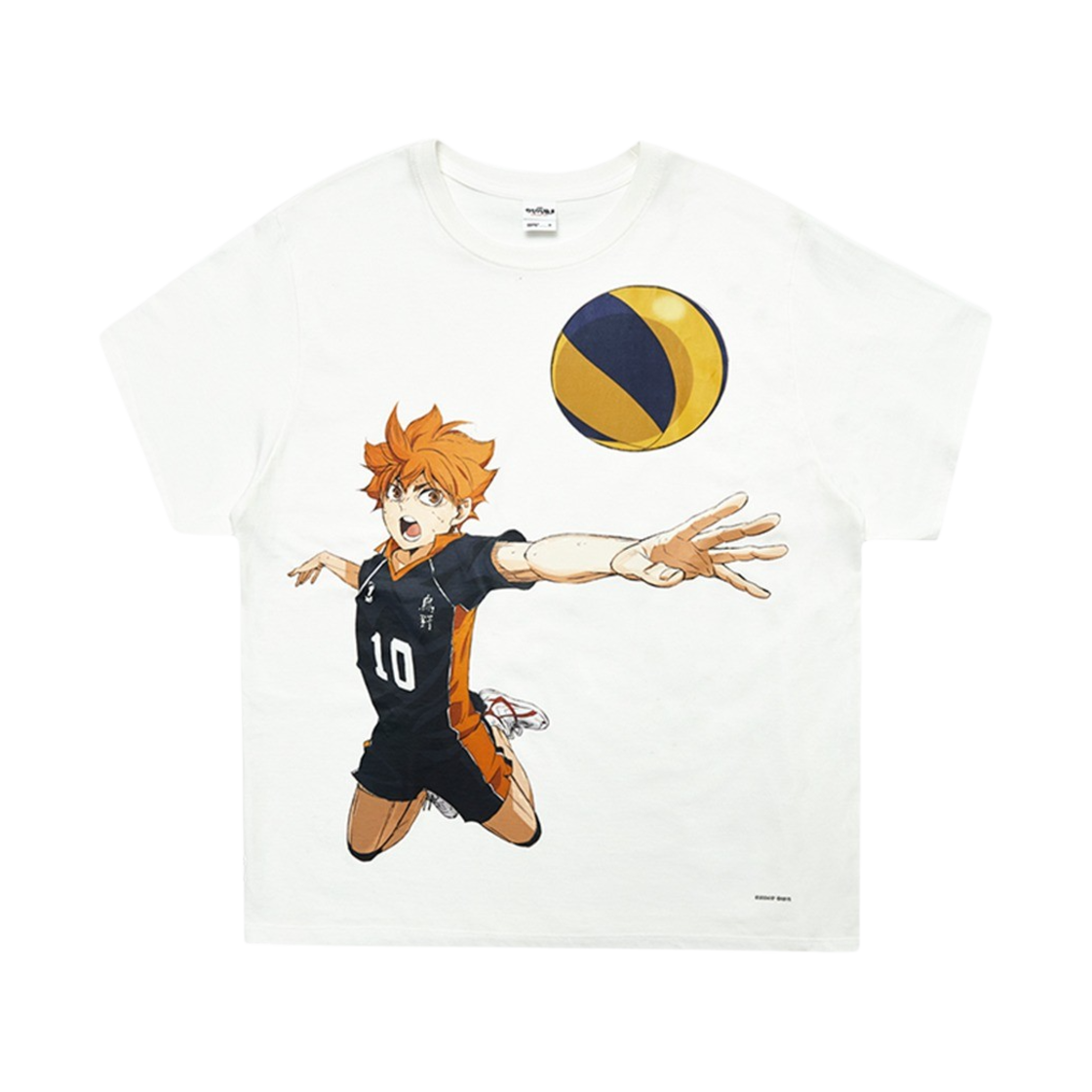 이어스트 x 하이큐!! 익스텐션 티셔츠 화이트 히나타(EERST x HAIKYU!! Extension HF T-shirt White Hinata)