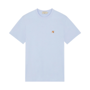 Maison Kitsune Fox Head Patch Classic T-Shirt Light Blue