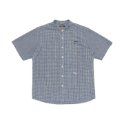 Human Made Prototype Stand Collar S/S Shirt Blue