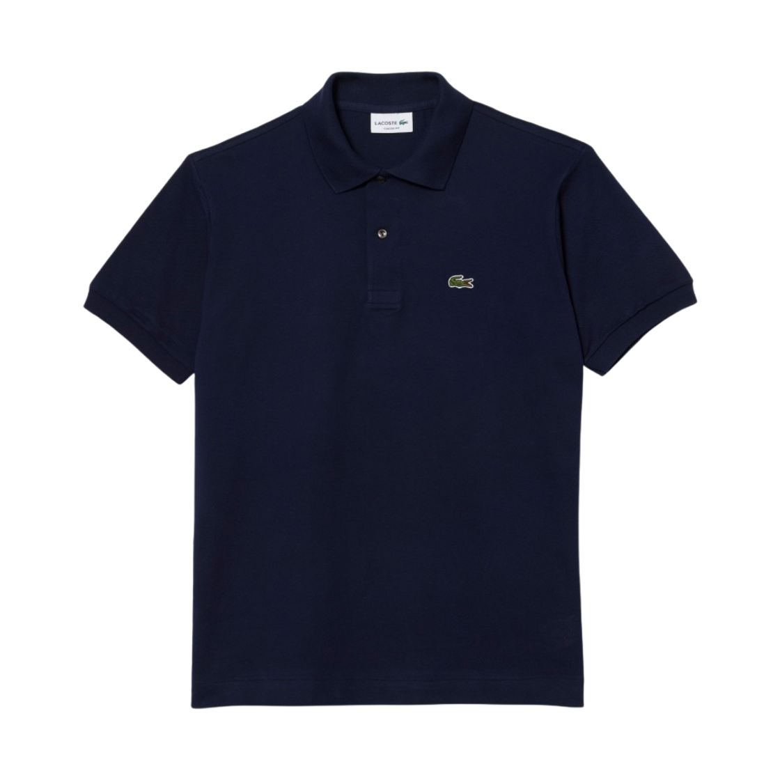 라코스테 오리지널 L.12.12 쁘띠 피케 코튼 폴로 클래식 핏 네이비(Lacoste Original L.12.12 Petit Pique Cotton Polo Classic Fit Navy)