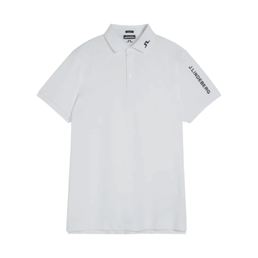 J.Lindeberg Tour Tech Regular Fit Golf Polo White