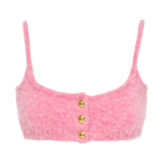 (W) Miu Miu Boucle Top Pink